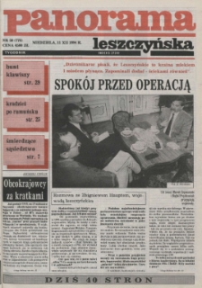 Panorama Leszczyńska 1994.12.11 R.16 Nr50(776)