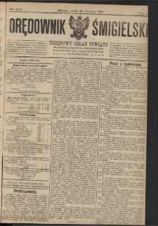 Orędownik Śmigielski 1921.09.23 R.31 Nr 218