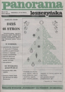 Panorama Leszczyńska 1994.12.25 R.16 Nr52(778)