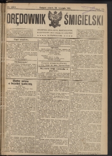 Orędownik Śmigielski 1921.09.29 R.31 Nr 223
