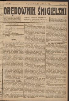 Orędownik Śmigielski 1921.10.16 R.31 Nr 238
