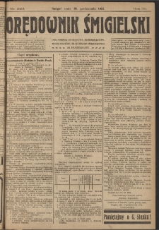 Orędownik Śmigielski 1921.10.19 R.31 Nr 240