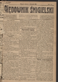 Orędownik Śmigielski 1921.11.01 R.31 Nr 251