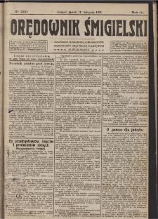 Orędownik Śmigielski 1921.11.11 R.31 Nr 259