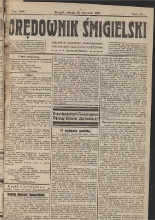 Orędownik Śmigielski 1921.11.12 R.31 Nr 260