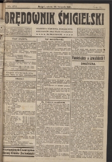 Orędownik Śmigielski 1921.11.26 R.31 Nr 272
