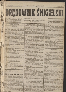 Orędownik Śmigielski 1921.12.06 R.31 Nr 280