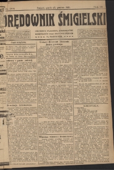 Orędownik Śmigielski 1921.12.23 R.31 Nr 294