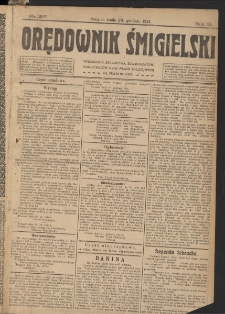 Orędownik Śmigielski 1921.12.28 R.31 Nr 297