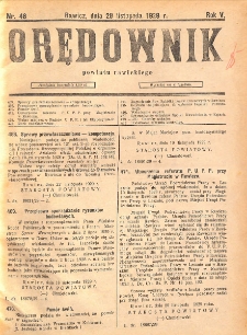 Orędownik Powiatu Rawickiego 1929.11.28 R.5 Nr 48