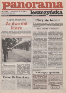 Panorama Leszczyńska 1995.07.02 R.17 Nr27(805)
