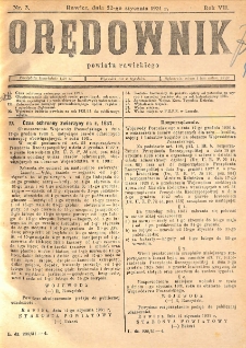 Orędownik Powiatu Rawickiego 1931.01.22 R.7 Nr 3