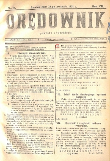 Orędownik Powiatu Rawickiego 1931.04.23 R.7 Nr 16