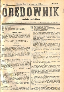 Orędownik Powiatu Rawickiego 1931.06.18 R.7 Nr 25