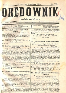 Orędownik Powiatu Rawickiego 1932.07.14 R.8 Nr 22