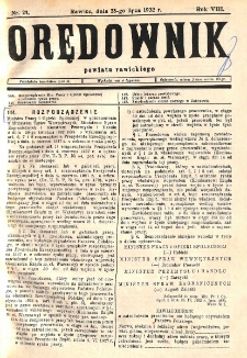 Orędownik Powiatu Rawickiego 1932.07.28 R.8 Nr 24