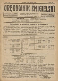 Orędownik Śmigielski 1922.07.12 R.32 Nr 156