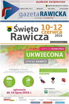 Gazeta Rawicka 2016.05 R.23 Nr 5