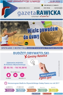 Gazeta Rawicka 2016.09 R.23 Nr 9