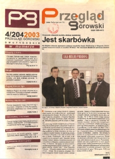 Przegląd G&oacute;rowski 2003 R.13 Nr 4(204)