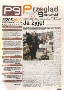 Przegląd G&oacute;rowski 2003.03.12 R.13 Nr 5(205)