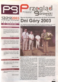 Przegląd G&oacute;rowski 2003.06.11 R.13 Nr 12(212)