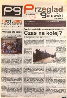 Przegląd G&oacute;rowski 2003.07.02 R.13 Nr 13(213)