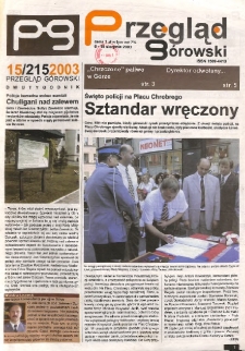 Przegląd G&oacute;rowski 2003.08.06 R.13 Nr 15(215)