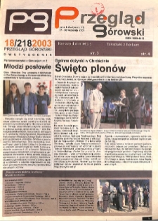 Przegląd G&oacute;rowski 2003.09.17 R.13 Nr 18(218)