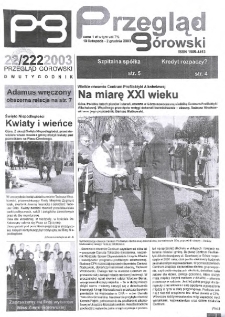 Przegląd G&oacute;rowski 2003.11.19 R.13 Nr 22(222)