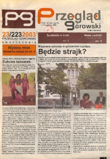 Przegląd G&oacute;rowski 2003.12.03 R.13 Nr 23(223)