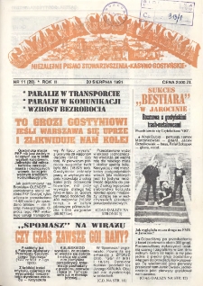 Gazeta Gostyńska 1991 R.2 Nr 11(20)