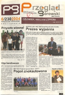Przegląd G&oacute;rowski 2004.03.25 R.14 Nr 6(230)