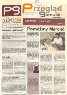 Przegląd G&oacute;rowski 2004.04.07 R.14 Nr 7(231)