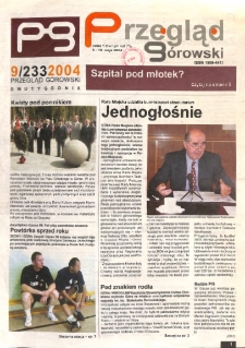 Przegląd G&oacute;rowski 2004.05.06 R.14 Nr 9(233)