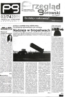 Przegląd G&oacute;rowski 2006.01.26 R.16 Nr 2(274)