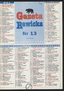 Gazeta Rawicka 1996.13 Nr 13 (37)
