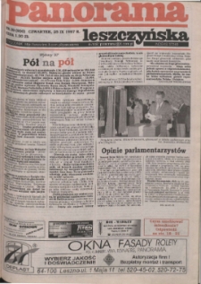 Panorama Leszczyńska 1997.09.25 R.19 Nr39(920)