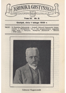 Kronika Gostyńska : jednodni&oacute;wka regionalna. 1938.02.01 T.9 z.2