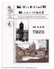 Kwartalnik G&oacute;rowski 2003 Nr 3