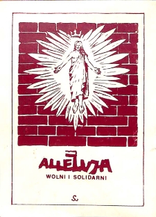 Kartka patriotyczna - Alleluja Wolni i Solidarni