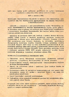 Wybrane zagadnienia z programu Konfederacji Polski Niepodległej