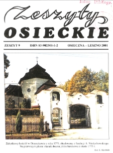Zeszyty Osieckie 2001 Nr 9