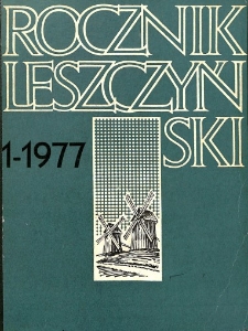 Rocznik Leszczyński 1977 t. 1