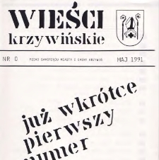Wieści Krzywińskie 1991.05 Nr 0
