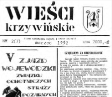 Wieści Krzywińskie 1992.03 Nr 2(7)
