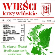 Wieści Krzywińskie 1992.04 Nr 3(8)