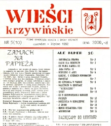Wieści Krzywińskie 1992.06-07 Nr 5(10)