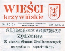 Wieści Krzywińskie 1993.03-04 Nr 2(15)