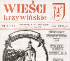 Wieści Krzywińskie 1993.05-06 Nr 3(16)